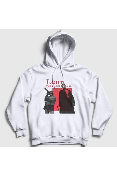 Presmono Φούτερ με κουκούλα Unisex White Team Leon 247263 ττ