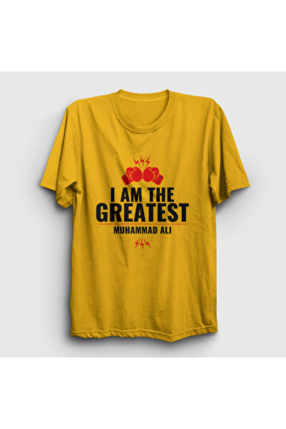 Presmono Unisex žuta Najveća Muhammad Ali T-shirt 230228tt