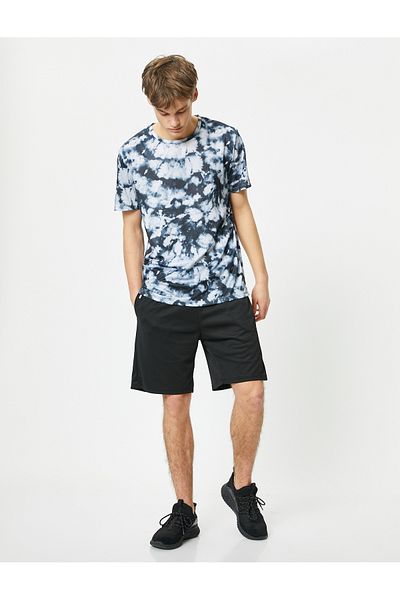 Koton Sports T-Shirt Abstract Printed Crew Neck Short Sleeve