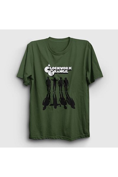 Presmono Unisex Χακί Gang Movie Automatic Orange A Clockwork Πορτοκαλί T-shirt 242323 ττ