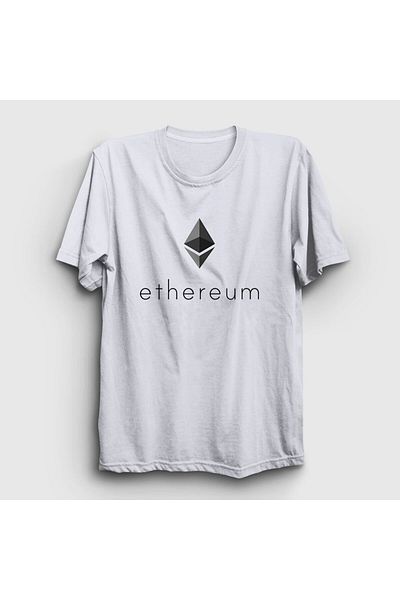 Presmono Μπλουζάκι Unisex White Ethereum Bitcoin 263598 ττ