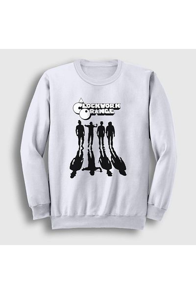 Presmono Unisex White Gang Movie Αυτόματο Πορτοκαλί Πορτοκαλί Φούτερ 242523 ττ
