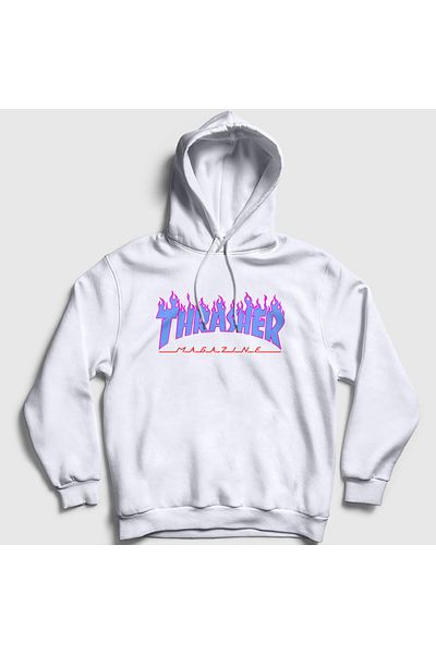 Presmono Φούτερ με κουκούλα Unisex White Logo V2 Thrasher 278503 ττ