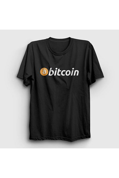 Presmono Unisex Μαύρο T-shirt BTC Bitcoin 263026 ττ