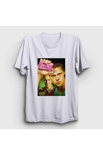 Presmono Μπλουζάκι Unisex White Cover Film Fight Club Fight Club 245050 ττ
