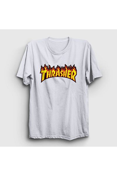 Presmono Μπλουζάκι Unisex White Logo V1 Thrasher 277972 ττ
