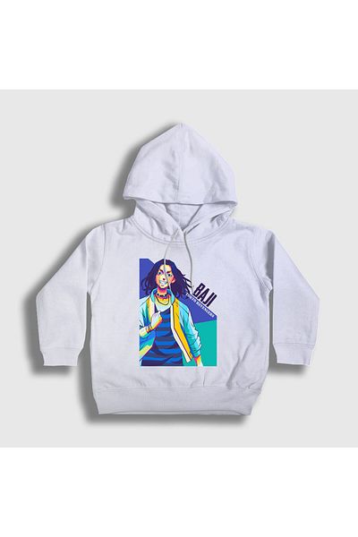 Presmono Λευκό Baji V2 - Unisex Παιδικό Anime Tokyo Revengers Φούτερ με κουκούλα 259672 ττ