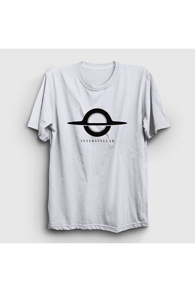 Presmono Unisex Λευκό Wormhole Movie Interstellar T-shirt 245853 ττ