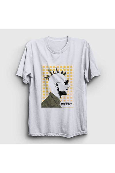 Presmono Μπλουζάκι Unisex Λευκό Unstable Film Taxi Driver 251408 ττ