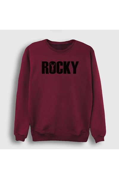 Presmono Hanorac unisex Claret Red Logo Movie Rocky250037tt