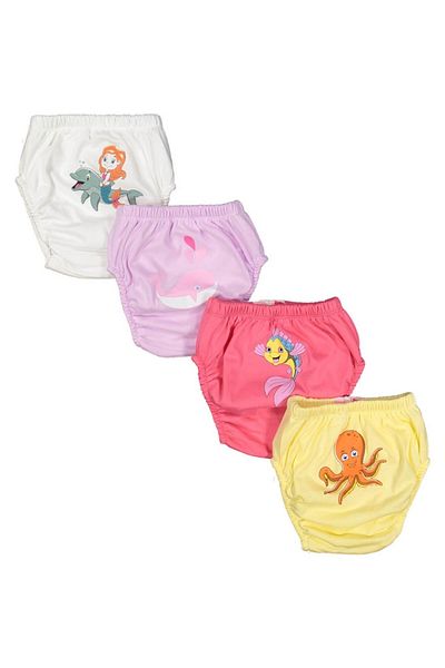 diamondstar 1/3 Years Unisex AnimAl Printed Sea Training Panties