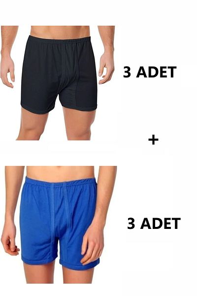 Modaley Giyim Ανδρικά βαμβακερά μακριά σώβρακα 6 συσκευασιών