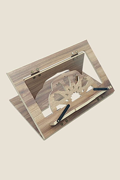 Hanedan Hediyelik Masaüstü Ahşap Rahle Katlanabilir Rahle (Mdf Malzeme)