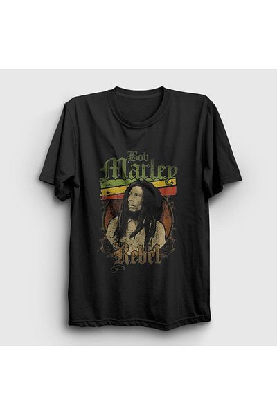 Presmono Μπλουζάκι Unisex Black Rebel Bob Marley 265641 ττ