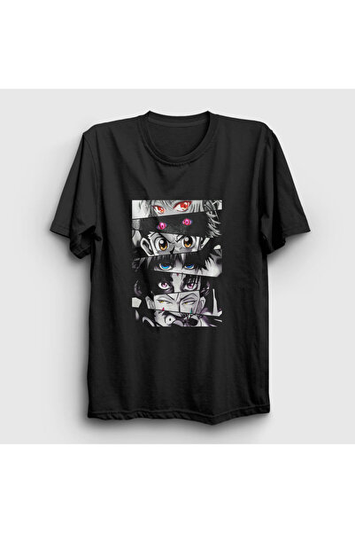 Presmono Unisex Black Eyes Anime Hunter X Hunter T-shirt237992tt