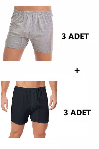 Modaley Giyim 6-Piece Men's Cotton Cuffed Panties