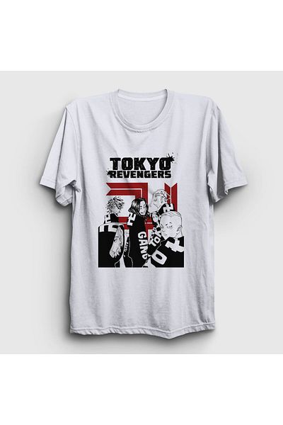 Presmono Μπλουζάκι Unisex White Gang V2 Anime Tokyo Revengers 259870 ττ