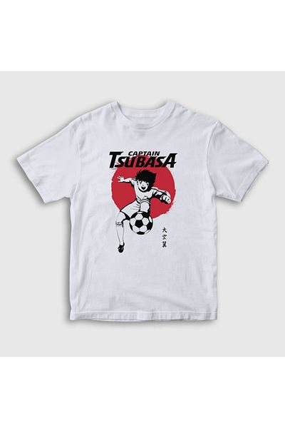 Presmono Μπλουζάκι Unisex Kids White Flag Football Anime Captain Captain Tsubasa 320652 ττ
