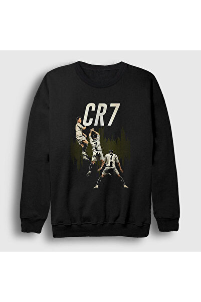 Presmono Unisex crna proslavna fudbalska majica Cr7 Cristiano Ronaldo 319831tt