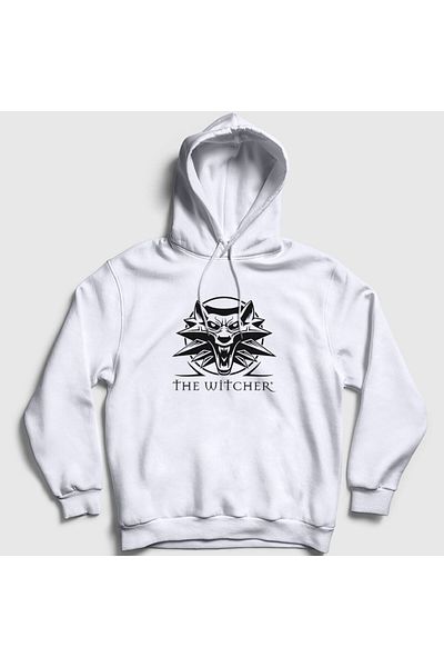 Presmono Φούτερ με κουκούλα Unisex White Logo Array Witcher 323327 ττ