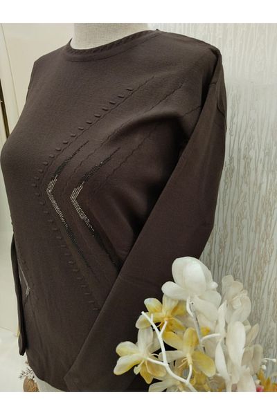 LUSSOLİFE Mother Special Design Lycra Cotton Sweater