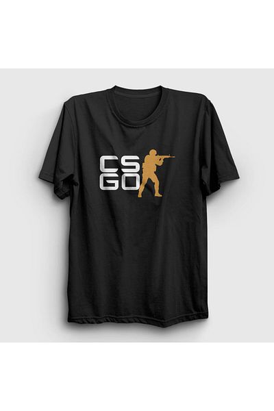 Presmono Μπλουζάκι Unisex Black Logo Game Counter Strike Cs Go 323380 ττ