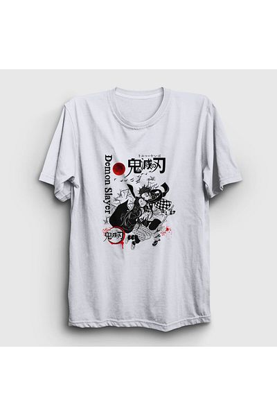 Presmono Μπλουζάκι Unisex Λευκό Tanjiro Nezuko V2 Anime Demon Slayer Kimetsu No Yaiba 308970 ττ