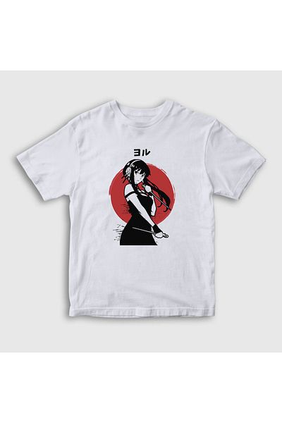 Presmono Tricou alb pentru copii unisex Yor Forger Anime Spy X Family319047tt