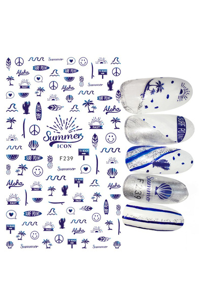 aba nails Tırnak Sticker