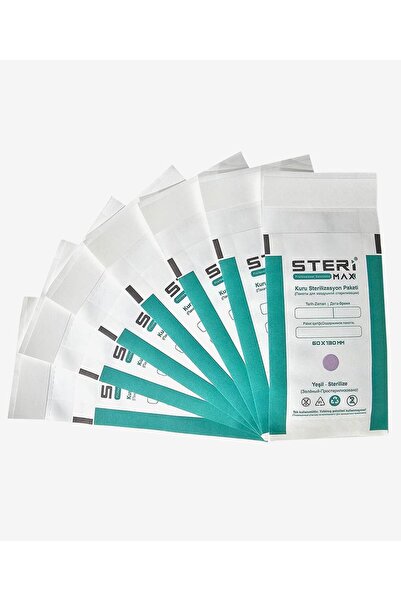 SteriMax Freze Uç Sterilizasyon Zarfı - Mini Boy Indikatörlü Sterilizasyon Pa...