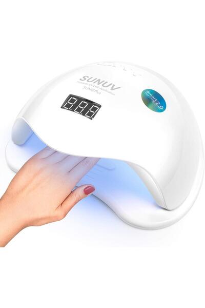 SunUV Manikür Tırnak Kurutucu Uv Led Lamba Beyaz 48w