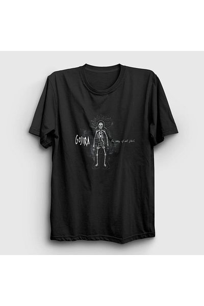 Presmono Унисекс тениска Black Flesh Gojira 291903tt