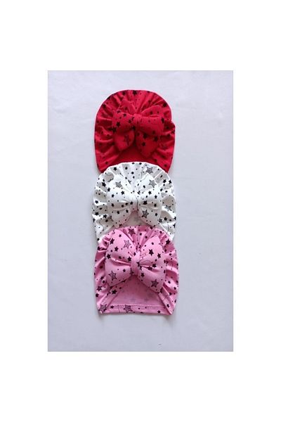 diamondstar Ribbon Bonnet Bandana Set for Baby