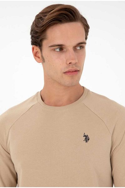 U.S. Polo Assn. Ανδρικό φούτερ με κανονική εφαρμογή Crew Neck Basic