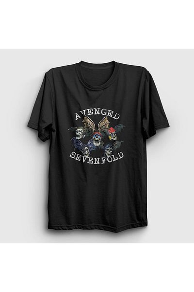 Presmono Μπλουζάκι Unisex Black Skulls Avenged Sevenfold 293771 ττ