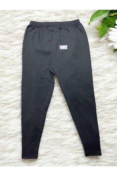 Modaley Giyim Smoked Children's Unisex Winter Leggings - Raster, Comfortable Soft Mesh, Thick Underwear - Ml01