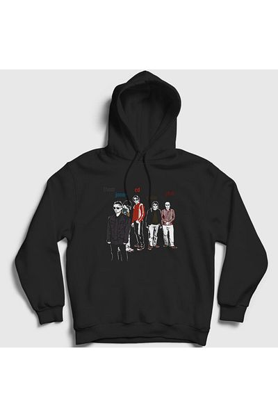 Presmono Unisex Black Band Radiohead Hooded Sweatshirt291180tt