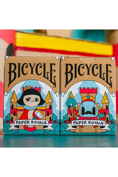 OyuncaklarÜlkesi Bicycle Paper Royals Premium - Limited Edition Collectible Playing Card
