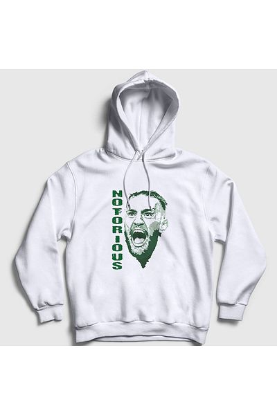 Presmono Φούτερ με κουκούλα Unisex White Notorious V2 Ufc Conor Mcgregor 312310 ττ