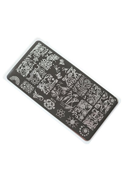 aba nails Nail Art Stamping Baskı Plakası