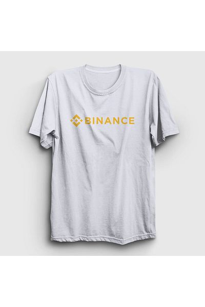 Presmono Μπλουζάκι Unisex με λευκό λογότυπο Binance Bitcoin 322802 ττ