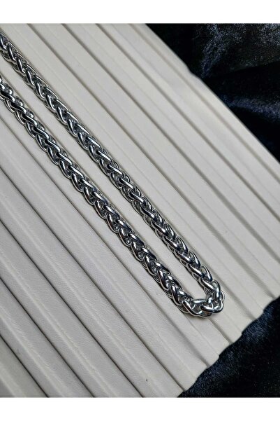 DAISYDESIGN قلادة Angelus Model من الفولاذ الفضي