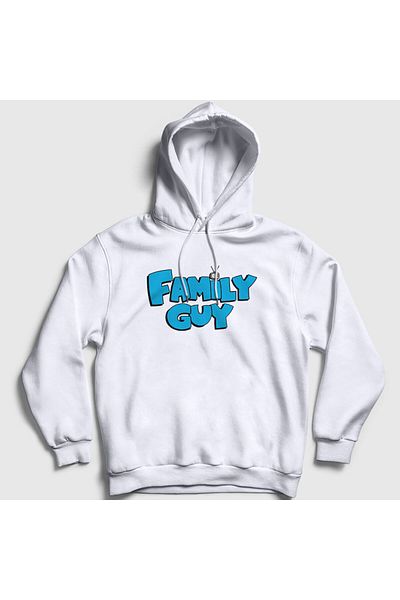 Presmono Φούτερ με κουκούλα Unisex White Logo Family Guy 300447 ττ