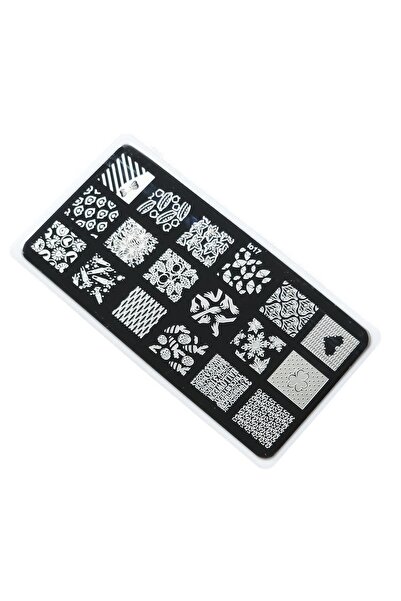 aba nails Nail Art Stamping Baskı Plakası