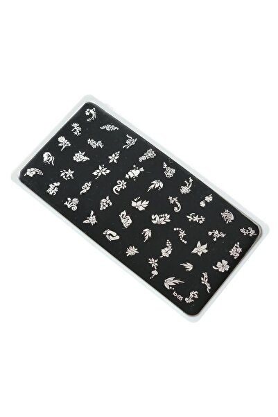 aba nails Nail Art Stamping Baskı Plakası