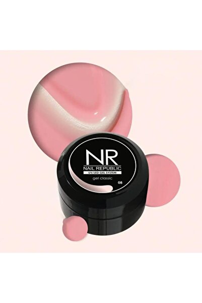 Nail Republic Protez Tırnak Jeli Uv Gel Classic 50gr. 08