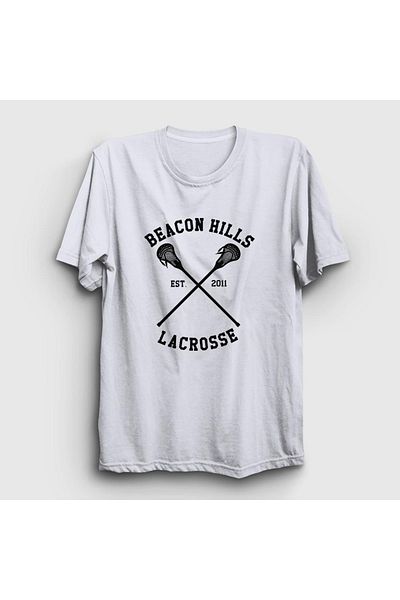 Presmono Μπλουζάκι Unisex White Beacon Hills Lacrosse Array Teen Wolf 330547 ττ