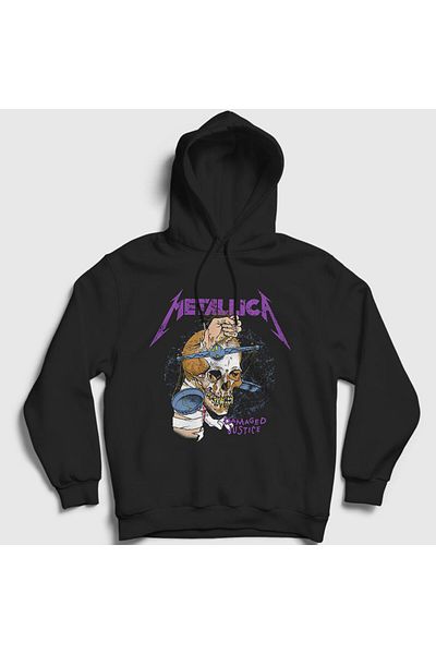 Presmono Унисекс суитшърт с качулка Black Justice V2 Metallica 292548tt