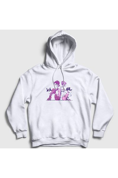 Presmono Φούτερ Unisex Λευκό Nana Osaki με κουκούλα 315881 ττ