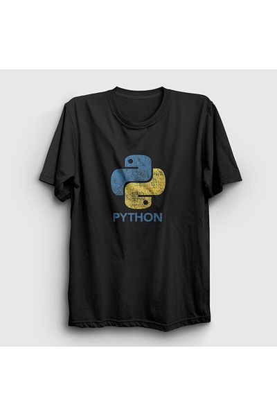 Presmono Μπλουζάκι Unisex Black Logo V2 Python Developer Software 336530 ττ